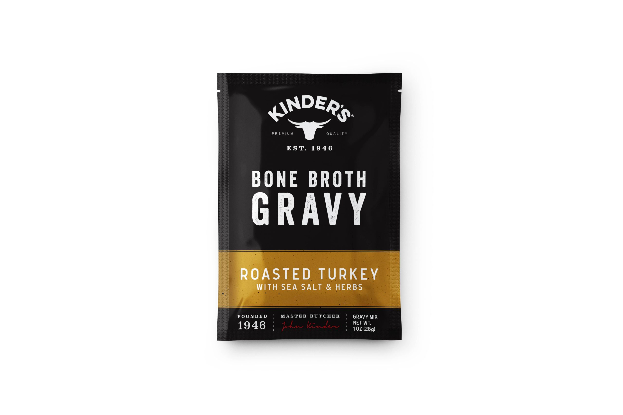 Roasted Turkey Bone Broth Gravy with Sea Salt and Herbs